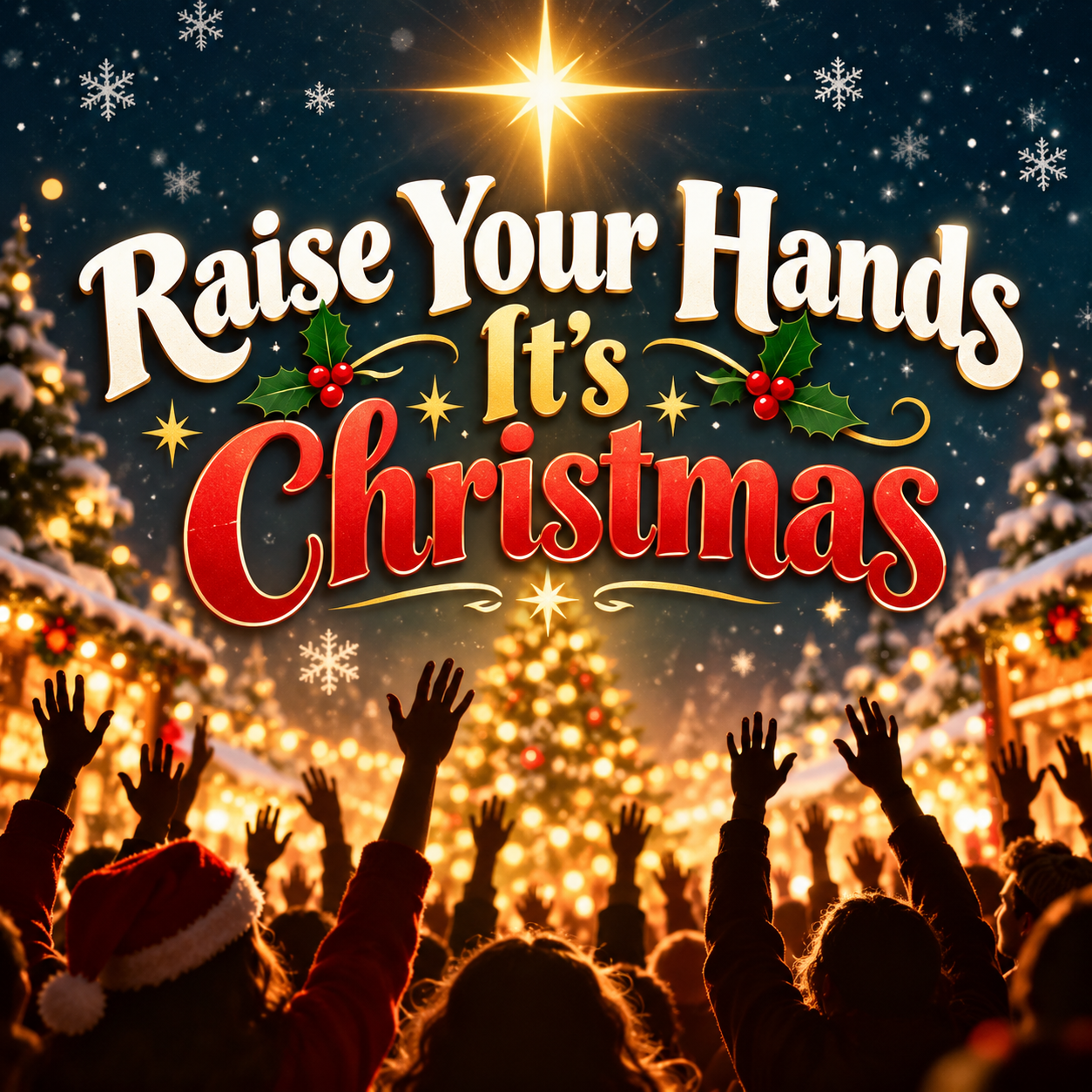 Raise your hands its Christmas